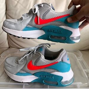 Nike Air Max Grey Teal Sneakers Size 7